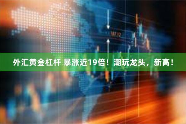 外汇黄金杠杆 暴涨近19倍！潮玩龙头，新高！